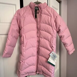 NEW L.L.Bean Goose Down Long Winter Puffer Coat